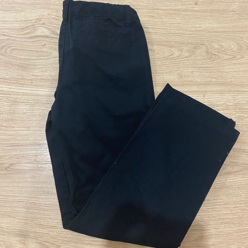 Boys black uniform pants size 10 husky
